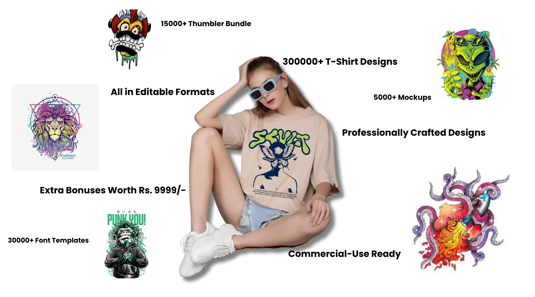 Tshirt designs collection