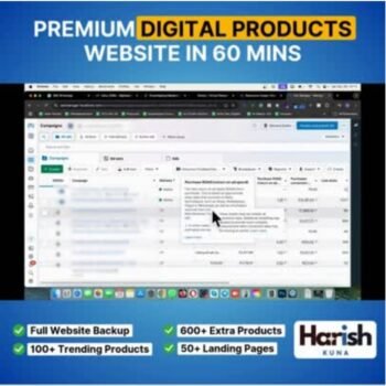 Premium Readymade Digital Products Selling website